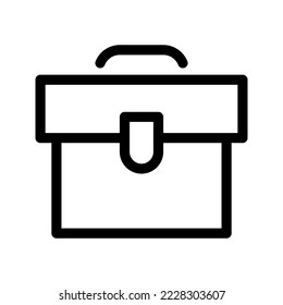 Ilustración de diseño de símbolo de vector de icono de maletín