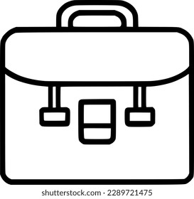 briefcase icon vector symbol design illustration