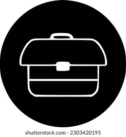 briefcase icon vector symbol design illustration