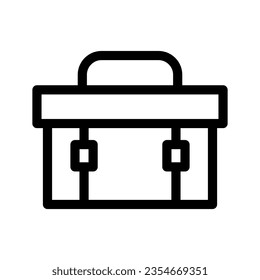 Briefcase Icon Vector Symbol Design Illustration