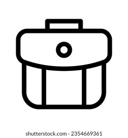 Briefcase Icon Vector Symbol Design Illustration