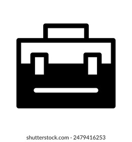 Briefcase Icon Vector Symbol Design Illustration
