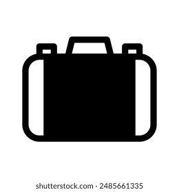 Briefcase Icon Vector Symbol Design Illustration