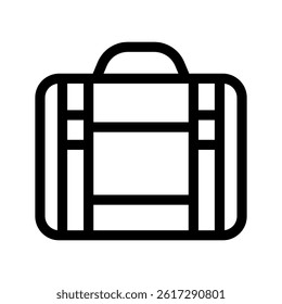 Briefcase Icon Vector Symbol Design Illustration