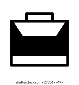 Vektorsymbol-Designgrafik für Aktenkoffer