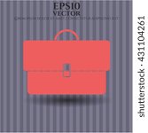 briefcase icon vector symbol flat eps jpg app web concept