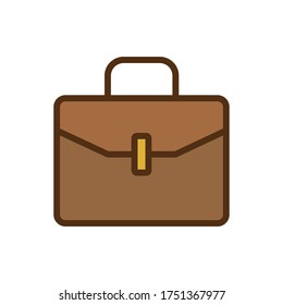 Briefcase icon vector in trendy