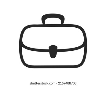 briefcase icon vector with trendy design