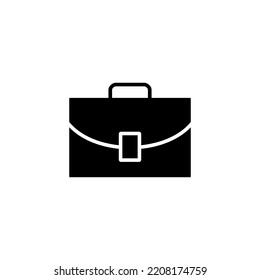 Briefcase icon vector for web and mobile app. suitcase sign and symbol. luggage symbol.
