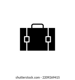 Briefcase icon vector for web and mobile app. suitcase sign and symbol. luggage symbol.