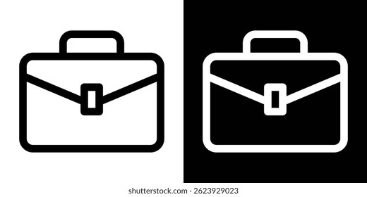 Briefcase icon vector for web and mobile app. Symbol isolated.