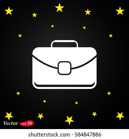 briefcase icon. web design style