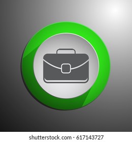 briefcase icon. Web design style