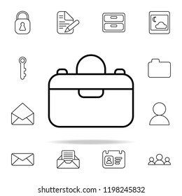 briefcase icon. Web icons universal set for web and mobile