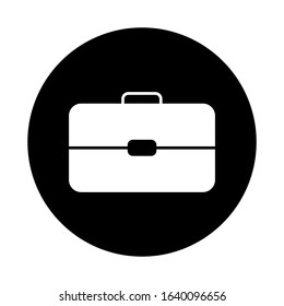 briefcase icon with a white background. eps 10