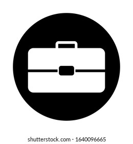 briefcase icon with a white background. eps 10