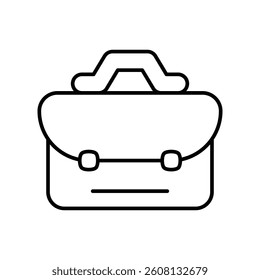 briefcase icon with white background vector stock illustration
