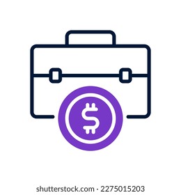 briefcase icon for your website design, logo, app, UI.