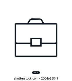brief-case Icons. e-commerce icon. Сollection of Web and App icons for an online store, delivery, payment, shopping cart, Online Shopping. vector eps 10