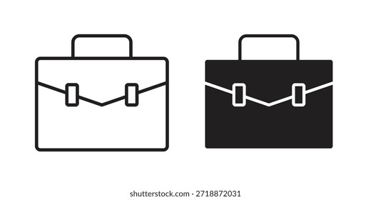 Briefcase icons sign vectors. suitable for web, app, infographic, etc
