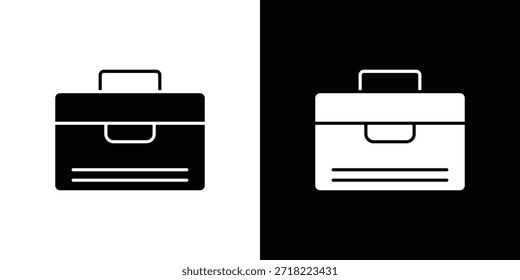 Iconos del maletín. Vector Plantilla Ilustración Símbolo Píxeles Perfecto
