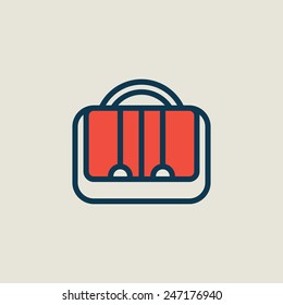 briefcase icon.vector illustration