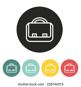 briefcase icon.vector illustration.