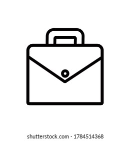 Briefcase icon,vector illustration. Flat design style. vector briefcase icon illustration isolated on White background, briefcase icon Eps10. briefcase icons graphic design vector symbols.