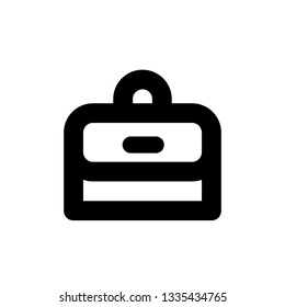 Briefcase icon,vector illustration. Flat downstairs style. vector briefcase icon illustration isolated on White background, briefcase icon Eps10. briefcase icons graphic design vector symbols.