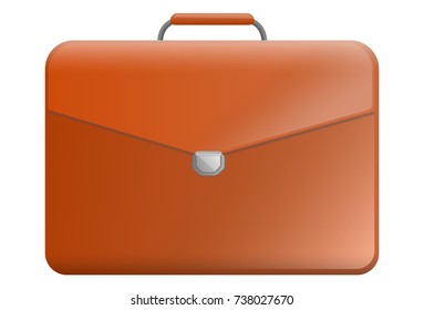 Briefcase icon.Vector illustration on isolated white background.