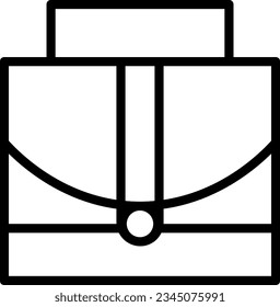 Icono de esquema de trabajo de trabajo de caso breve