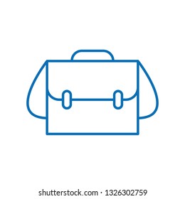 Briefcase line icon
