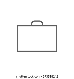 Briefcase line icon.
