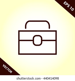 briefcase line icon