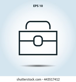 briefcase line icon