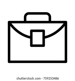  briefcase line icon