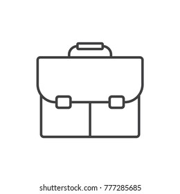 Briefcase line icon.