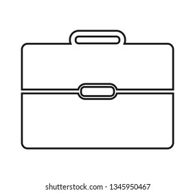 Briefcase line Icon. Editable vector EPS.