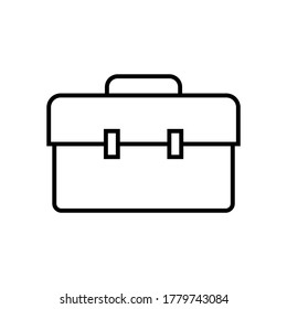 Briefkasten-Symbol auf weißem Hintergrund - Vektorgrafik.
