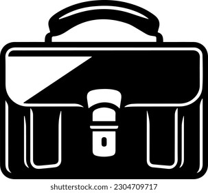 Briefcase line icon, outline vector sign. Suitcase, portfolio symbol, logo illustration.