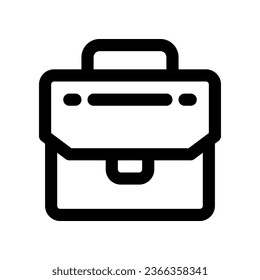 icono de la línea de maletín. icono vector para tu sitio web, móvil, presentación y diseño de logotipo.