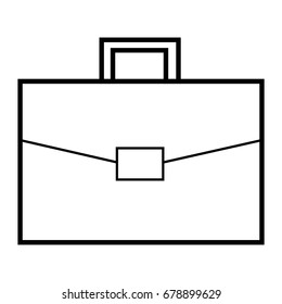 Briefcase line icon for web, mobile and info-graphics.