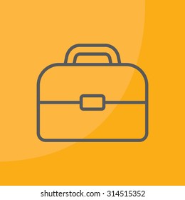 Briefcase, linear icon