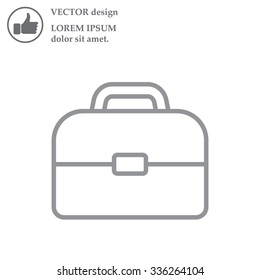 Briefcase, linear icon