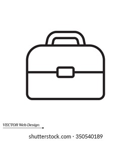 Briefcase, linear icon