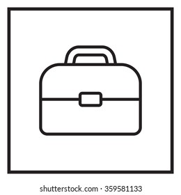 Briefcase, linear icon