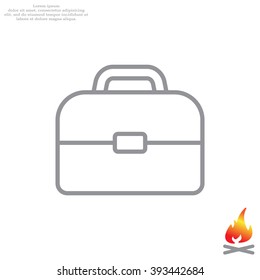 Briefcase, linear icon