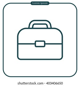 Briefcase, linear icon