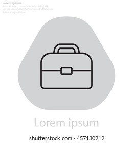 Briefcase, linear icon