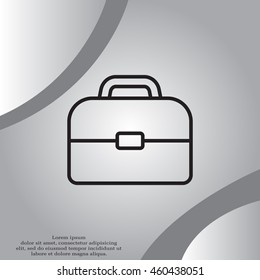 Briefcase, linear icon